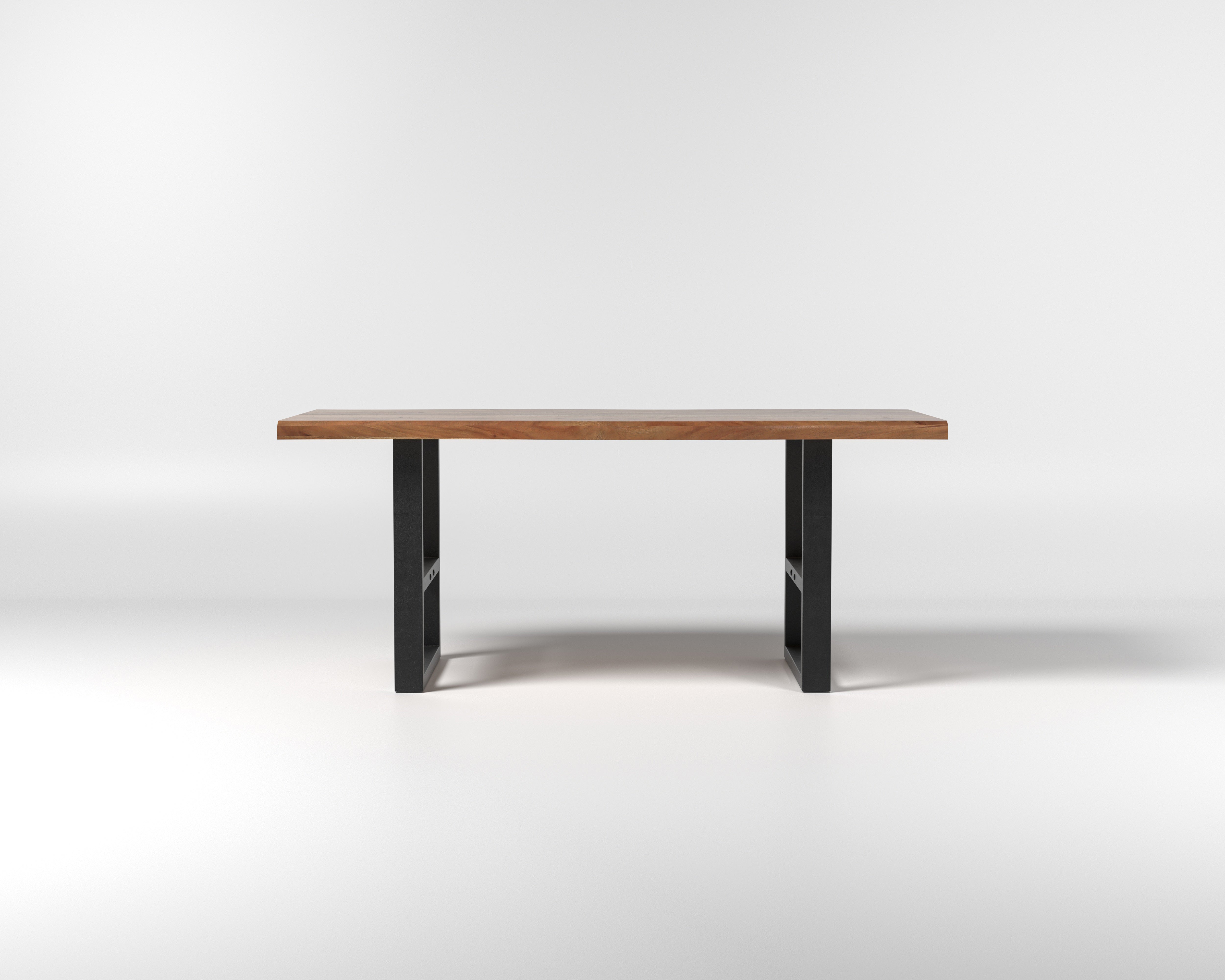 Nathan 72" Live Edge Dining Table - Honeycomb
