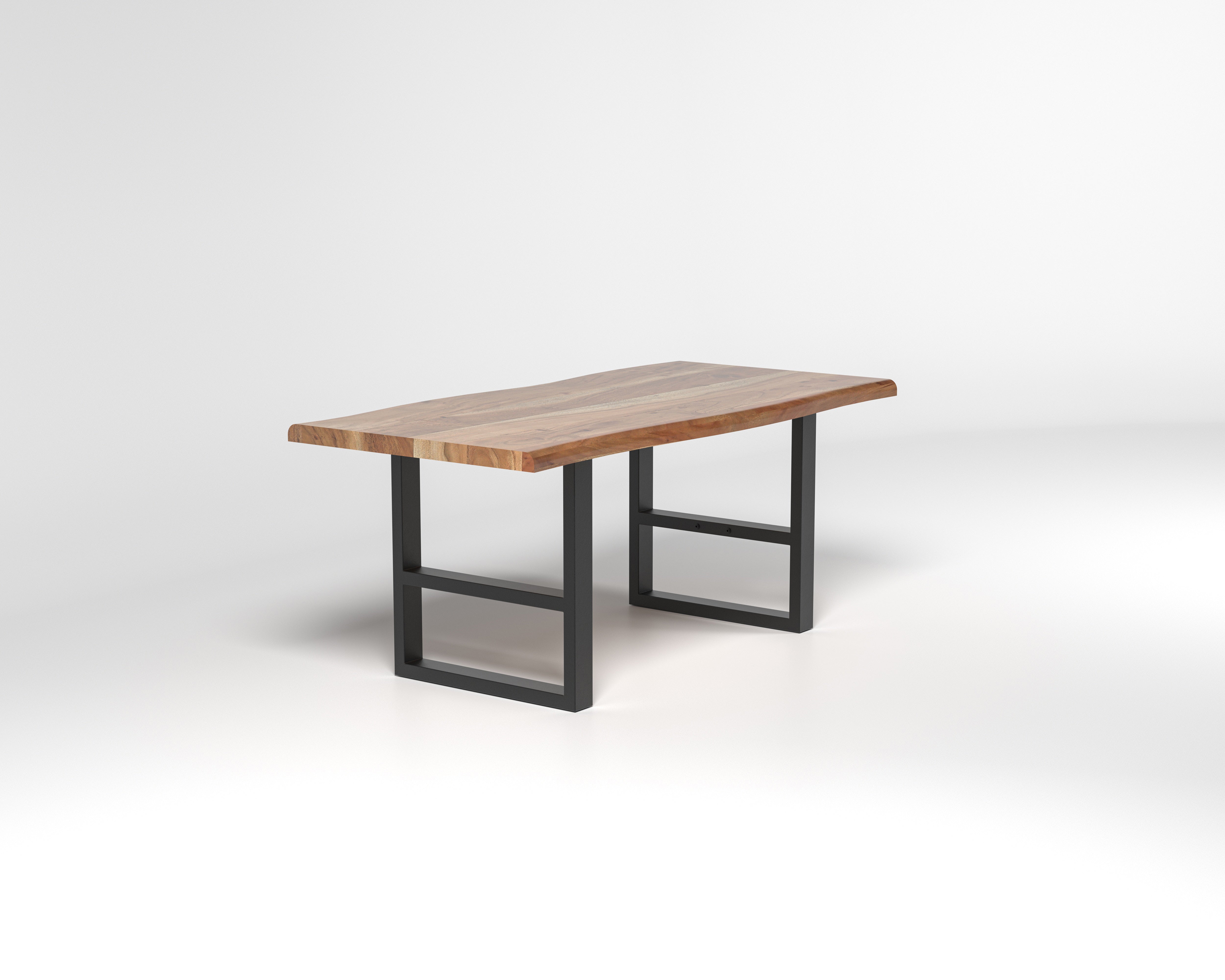 Nathan 72" Live Edge Dining Table - Honeycomb