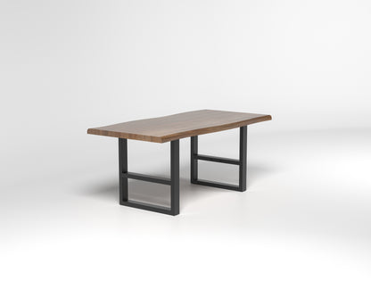 Nathan 72" Live Edge Dining Table - Woodland