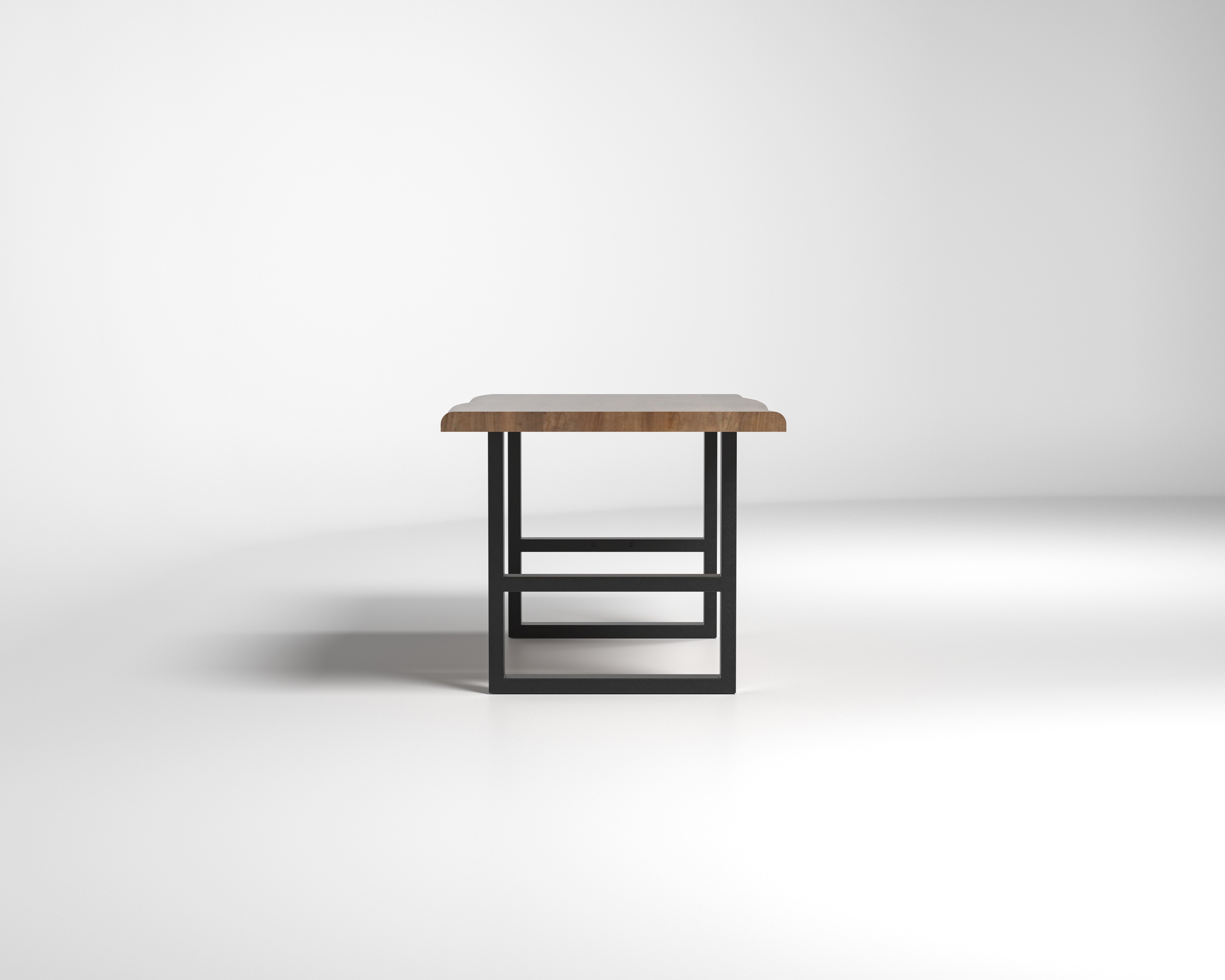 Nathan 72" Live Edge Dining Table - Woodland