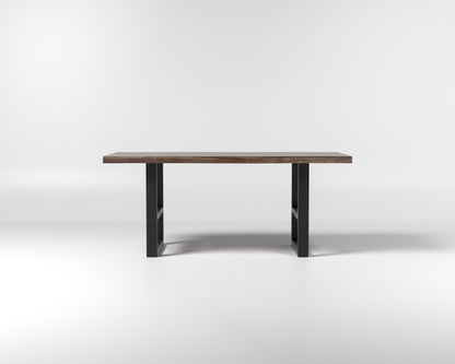 Nathan Acacia 72" Live Edge Dining Table - Tempest