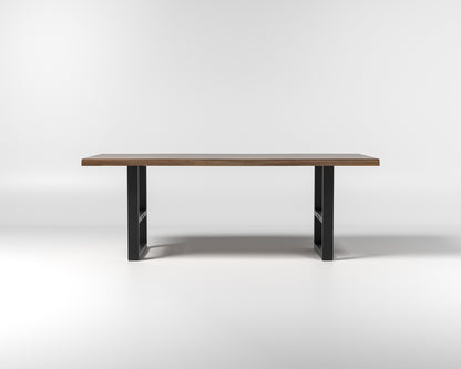 Nathan 84" Live Edge Dining Table - Woodland