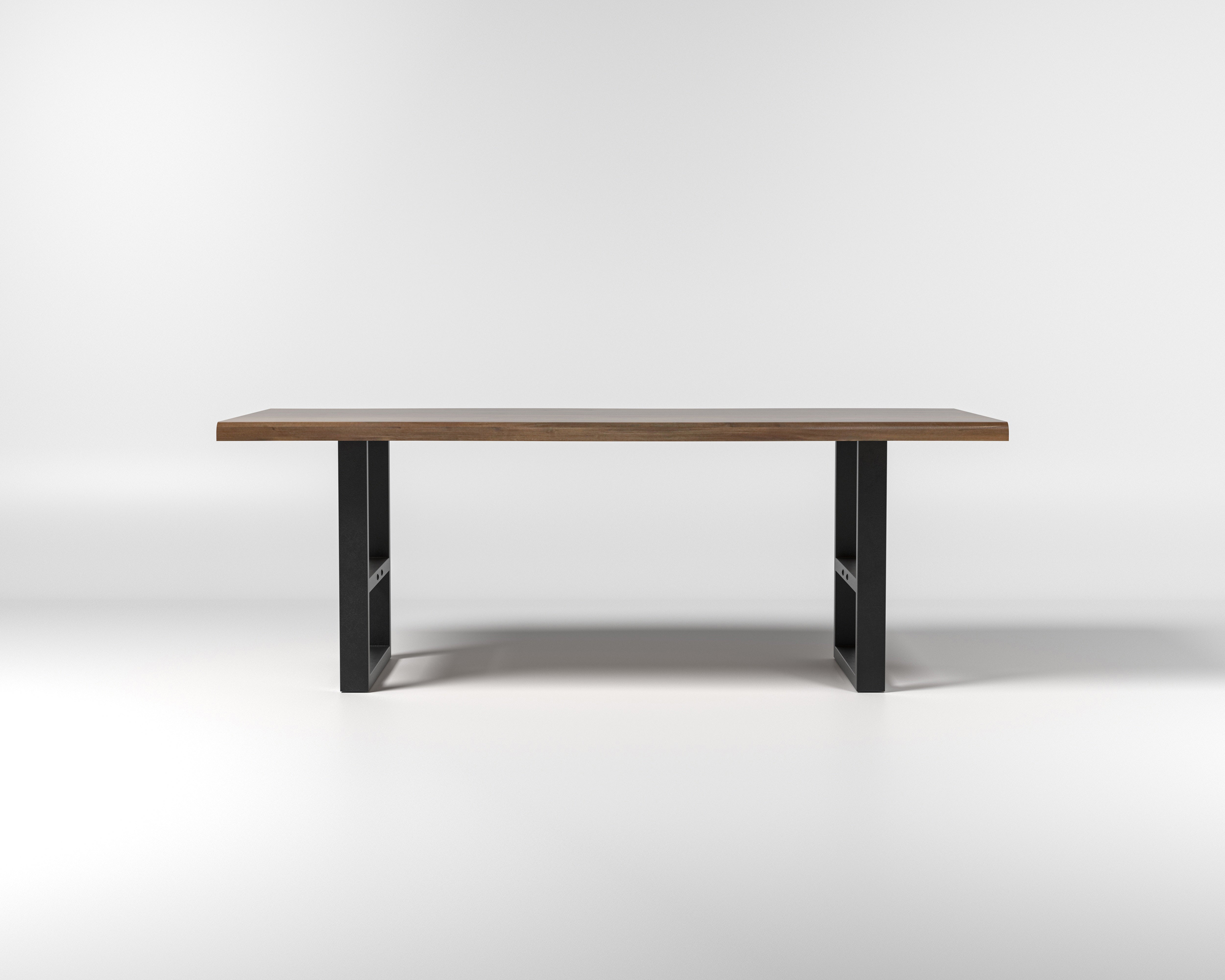 Nathan 84" Live Edge Dining Table - Woodland