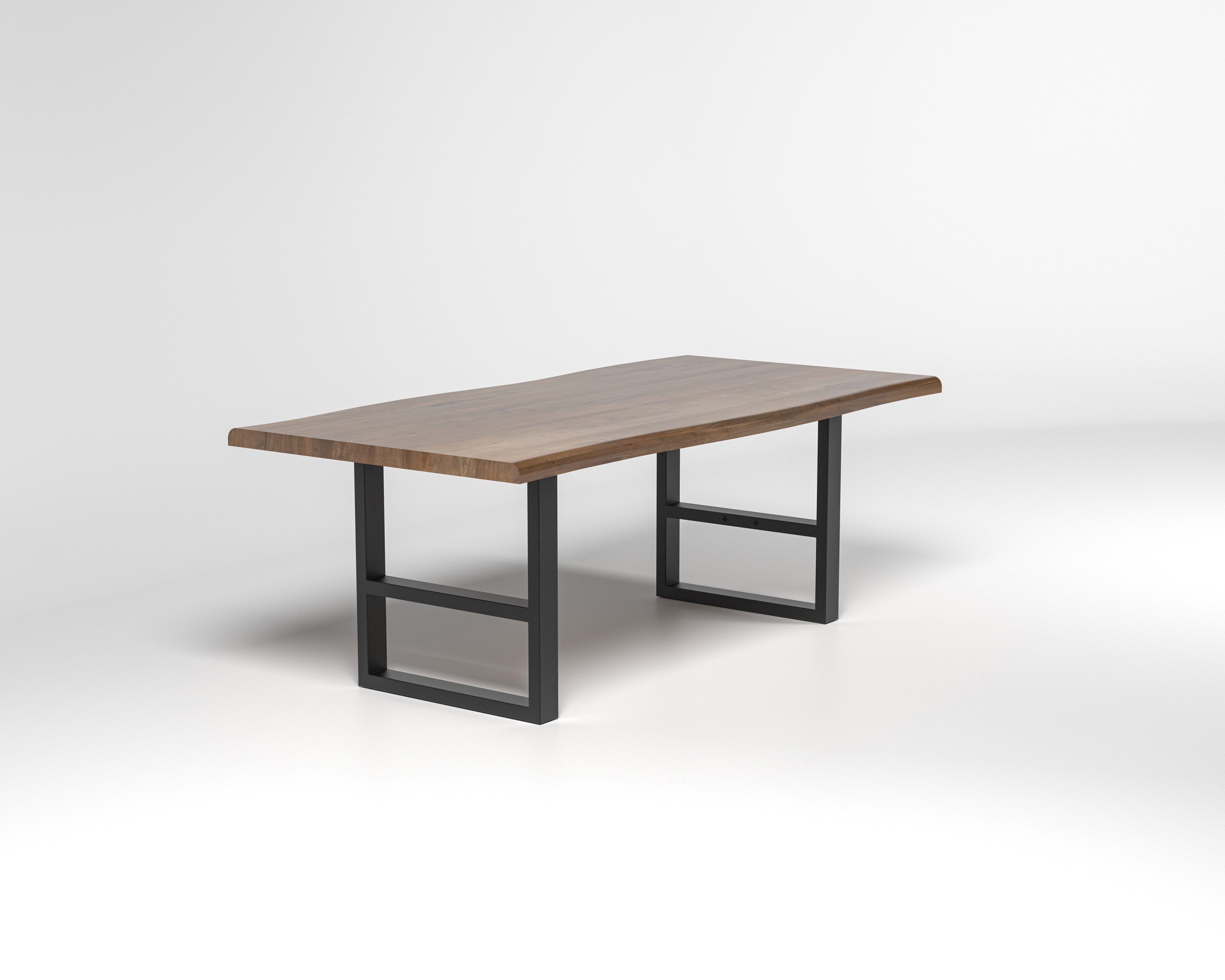 Nathan 84" Live Edge Dining Table - Woodland