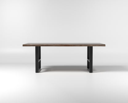 Nathan 84" Live Edge Dining Table - Tempest