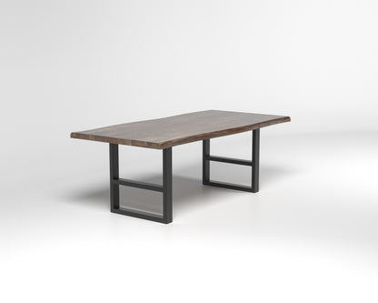 Nathan 84" Live Edge Dining Table - Tempest
