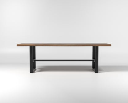 Nathan 96" Live Edge Dining Table - Woodland