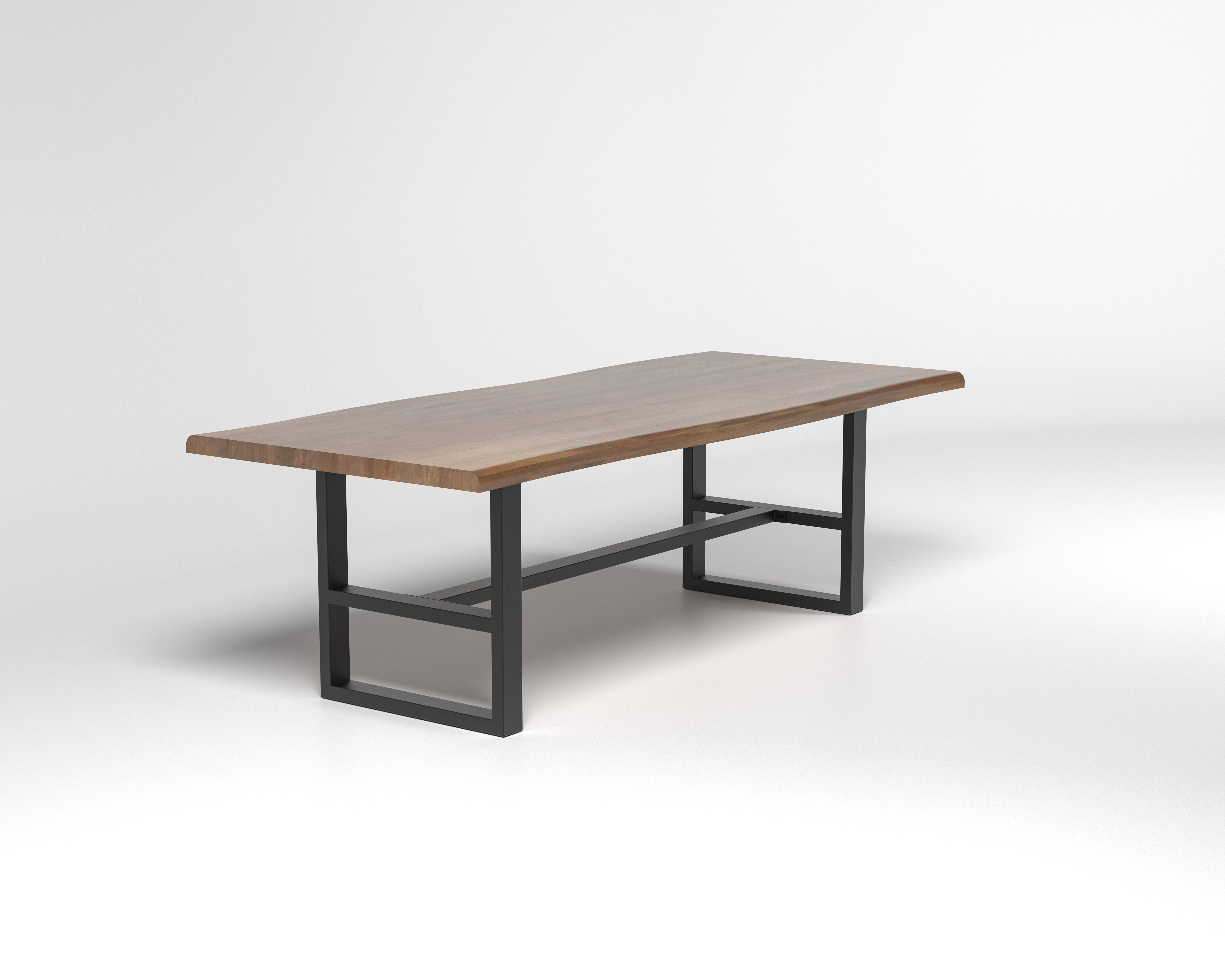 Nathan 96" Live Edge Dining Table - Woodland