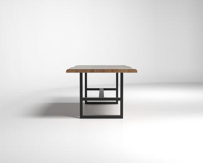 Nathan 96" Live Edge Dining Table - Woodland