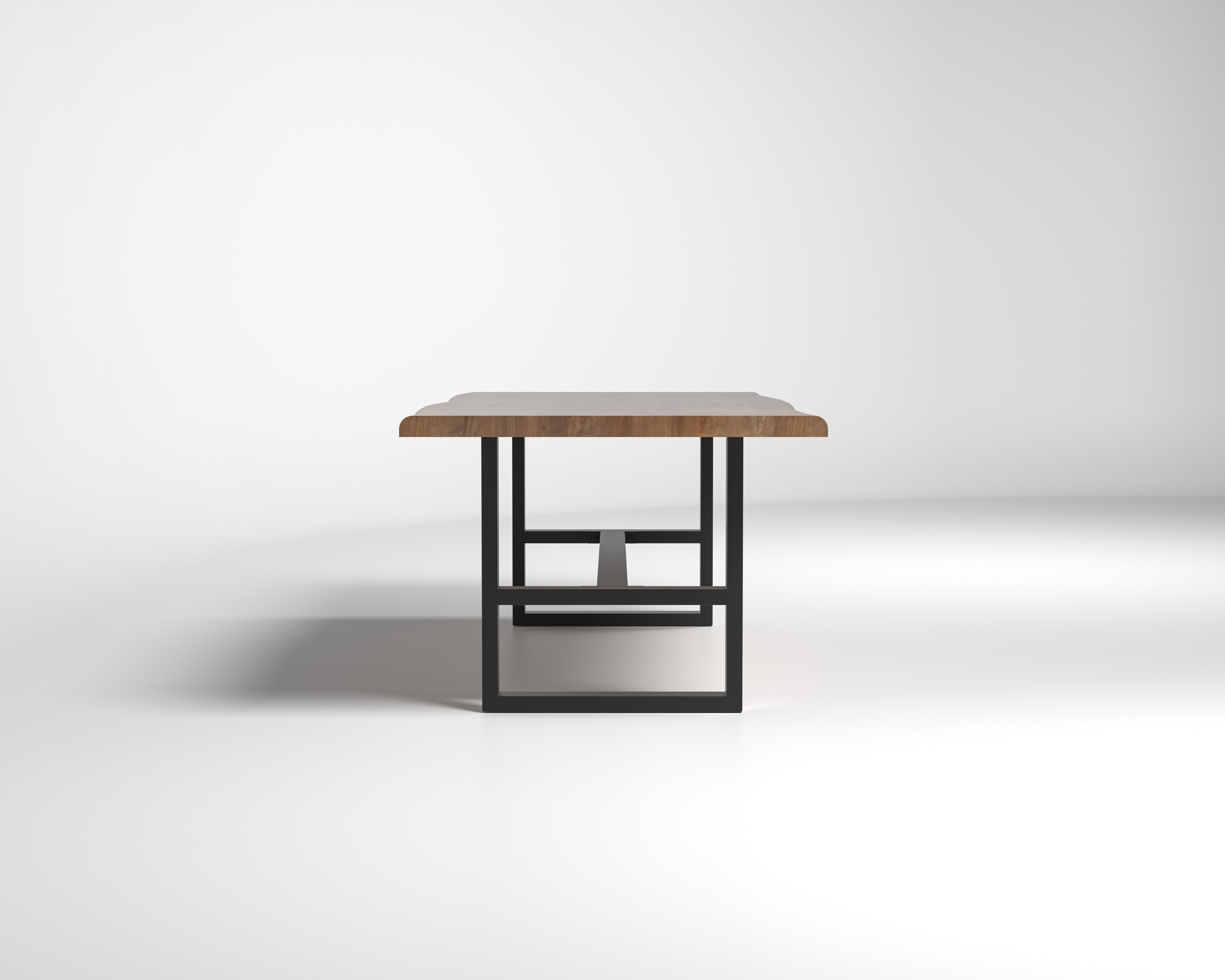 Nathan 96" Live Edge Dining Table - Woodland