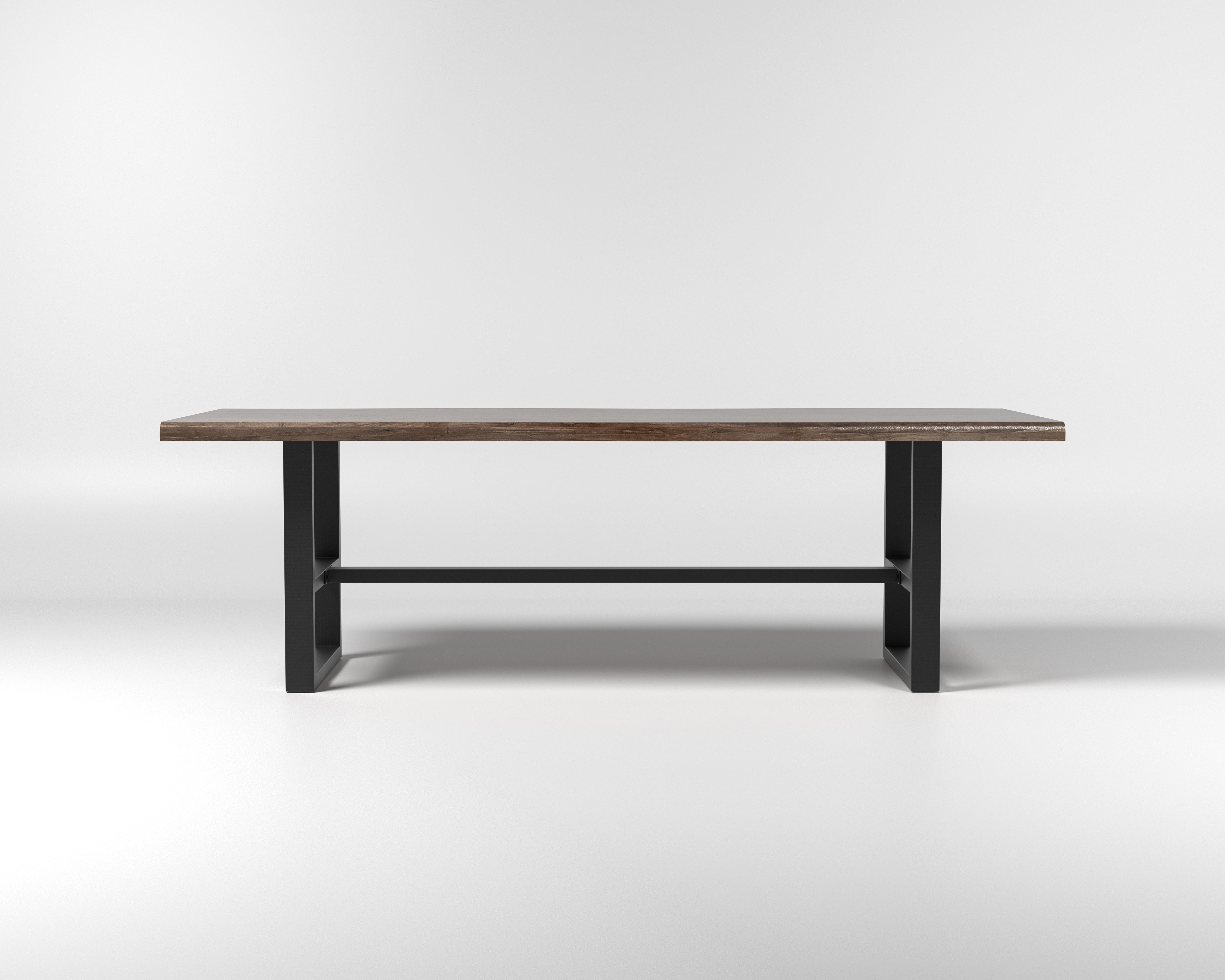 Nathan 96" Live Edge Dining Table - Tempest
