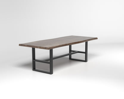 Nathan 96" Live Edge Dining Table - Tempest