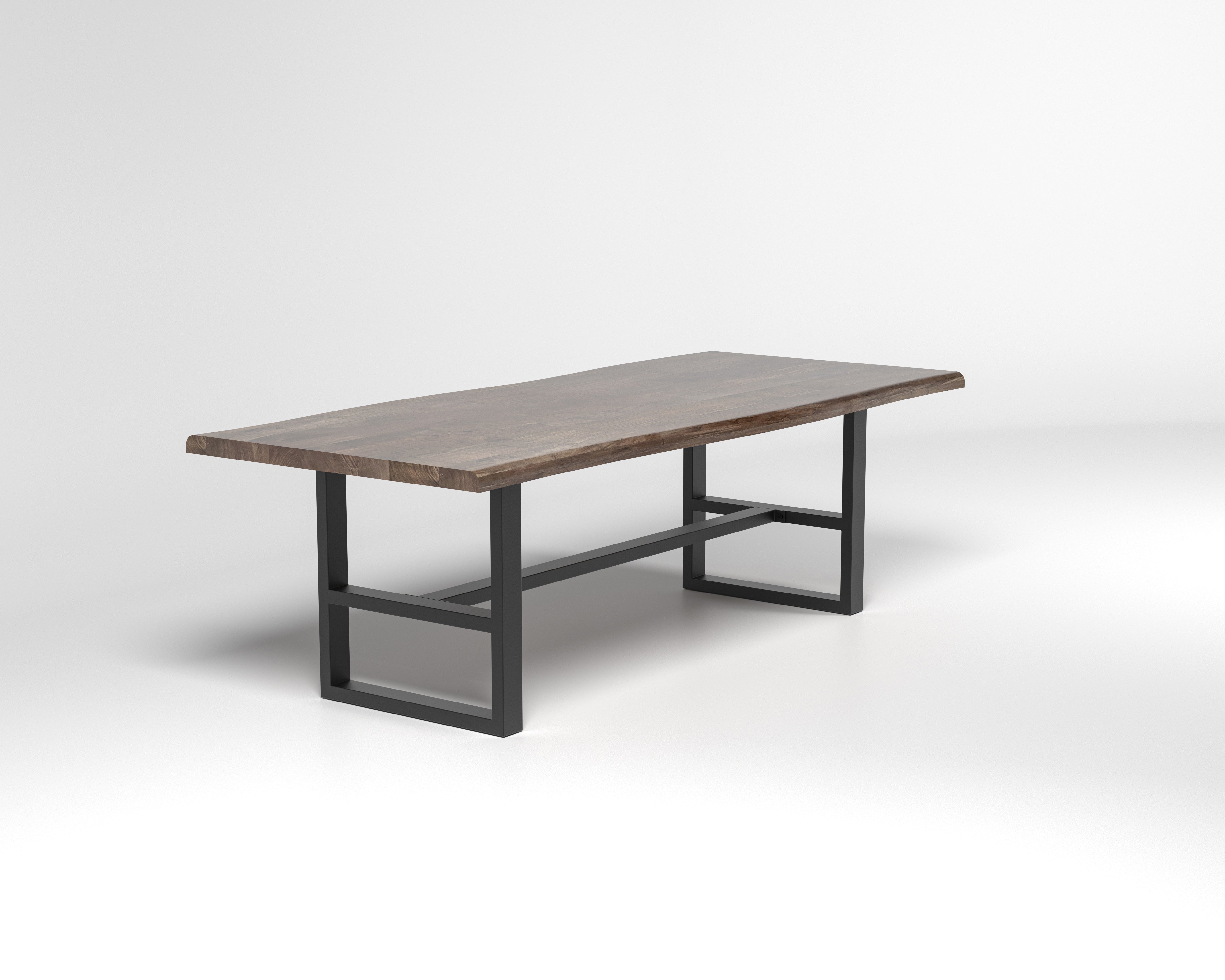 Nathan 96" Live Edge Dining Table - Tempest