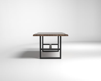Nathan 96" Live Edge Dining Table - Tempest