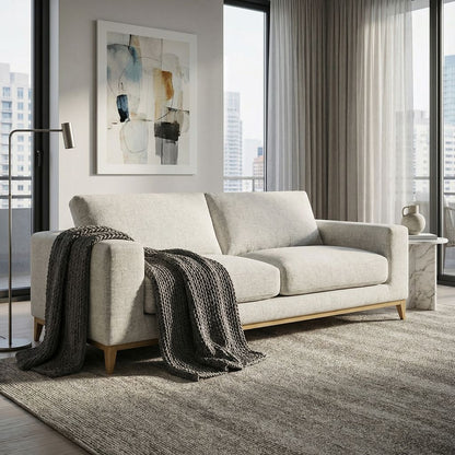 Drake 95" 2 Cushion Sofa - Sand