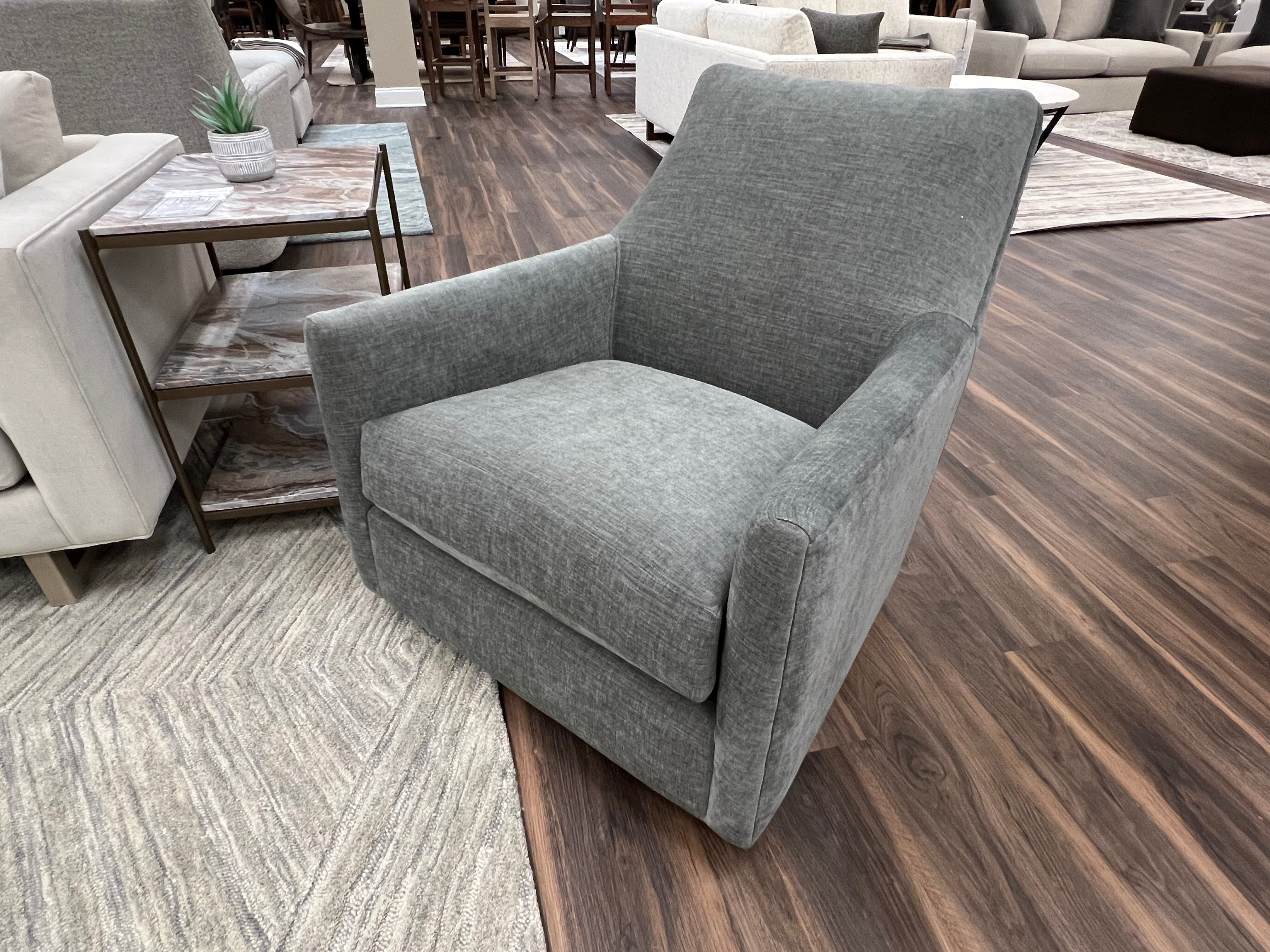 Willow 34" Express Ship Swivel Glider Chair - Performance Shale