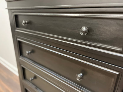 Franklin 42" 5 Drawer Chest - Espresso + Washed Natural
