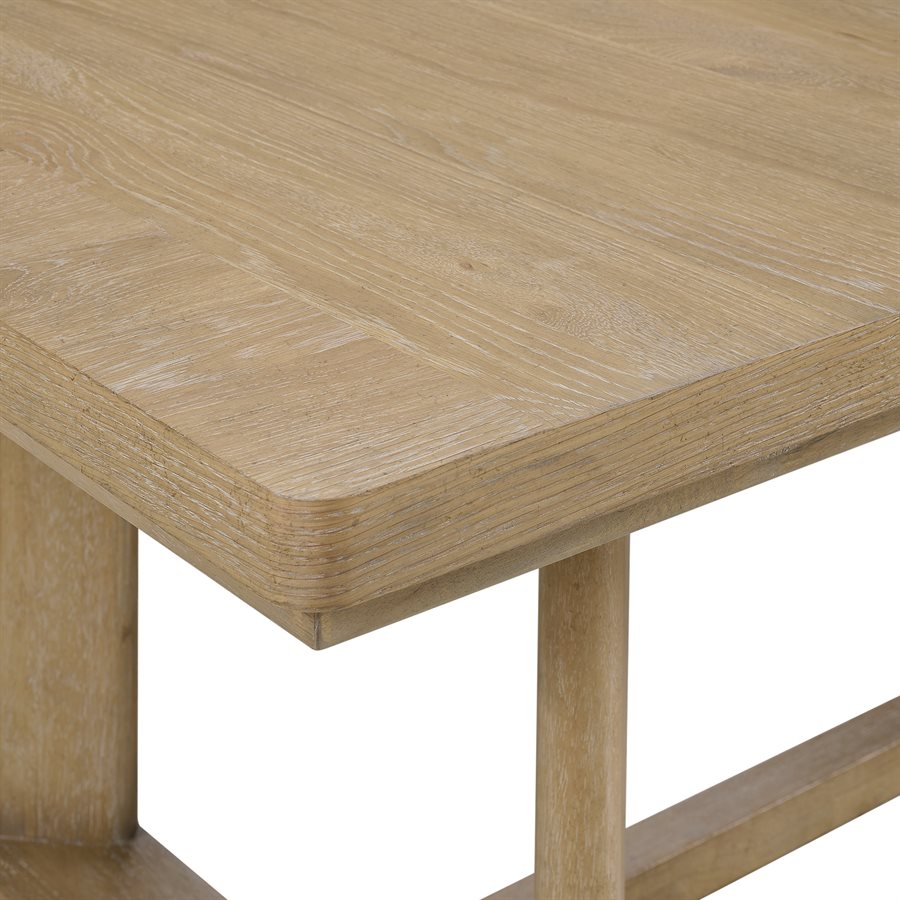 Simpsonville 80"-104" Extension Dining Table - Amber Oak