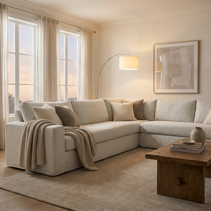 Edisto Express Ship 132" x 93" Bench Cushion Slip Cover Sectional