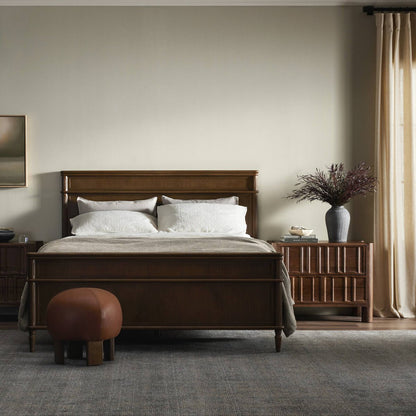 Eloise 65" Queen Bed - Toasted Oak