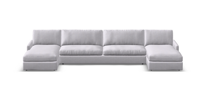 Ethan Express Ship 172" Trillium Cushion Dual Chaise Sectional