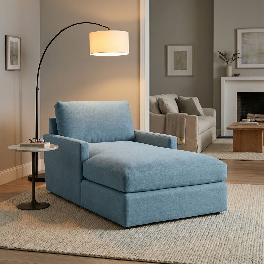 Ethan Express Ship 41" Trillium Cushion Chaise Lounge