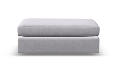 Everette Express Ship 41" Trillium Cushion Ottoman