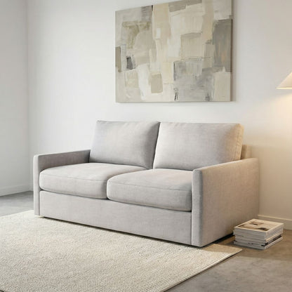 Ethan Express Ship 71" 2 Trillium Cushion Loveseat - Performance Natural Cream