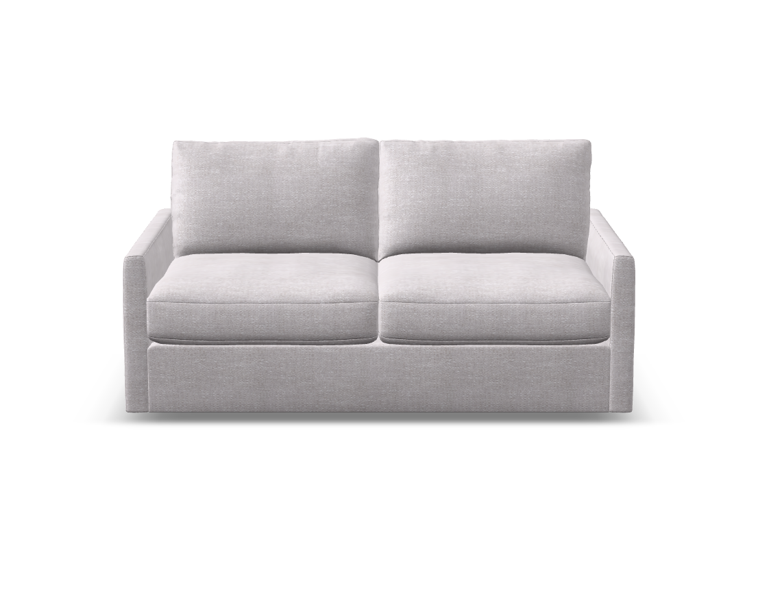 Ethan Express Ship 71" 2 Trillium Cushion Loveseat - Performance Natural Cream