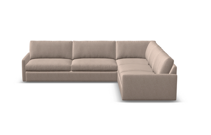 Ethan Luxe Express Ship 135" x 111" 5 Trillium Cushion Sectional