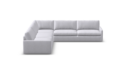 Ethan Luxe Express Ship 135" x 135" 5 Trillium Cushion Sectional