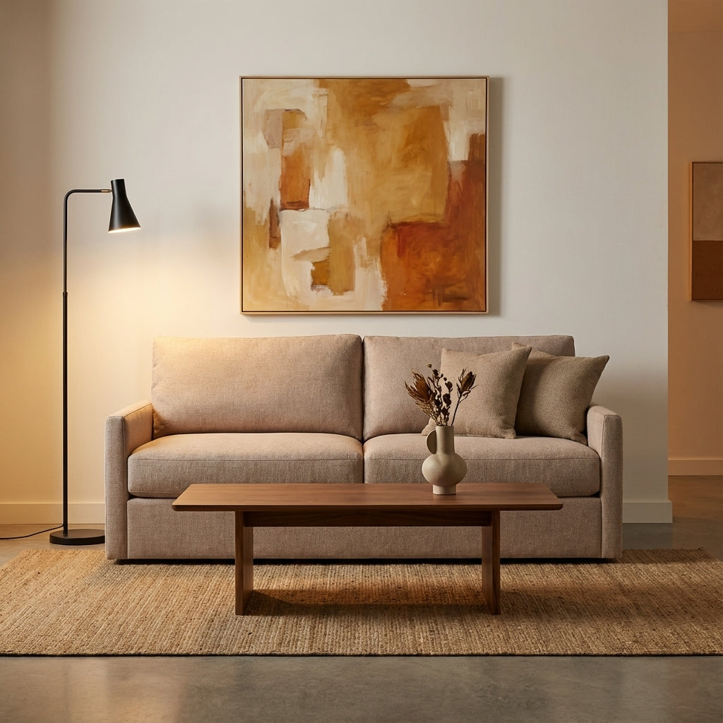 Ethan Luxe Express Ship 81" 2 Trillium Cushion Sofa