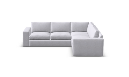 Everette Quick Ship 113" x 95" 5 Trillium Cushion Sectional