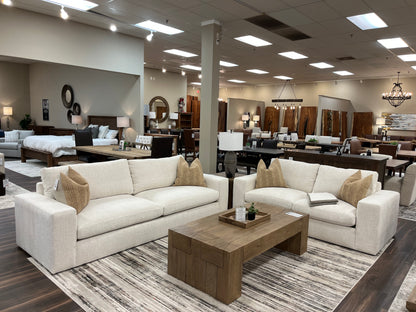 Everette Quick Ship 107" 2 Trillium Cushion Sofa - Cloud