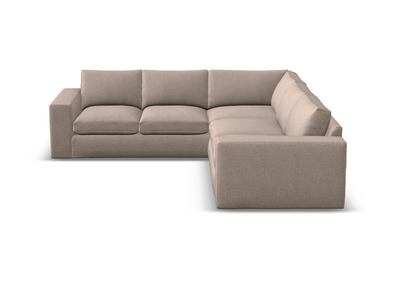 Everette Express Ship 117" x 109" 5 Trillium Cushion Sectional