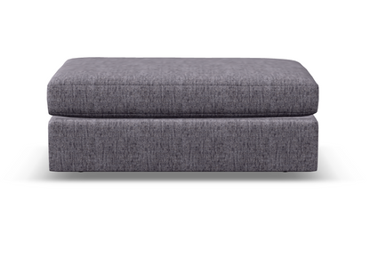 Everette Express Ship 41" Trillium Cushion Ottoman