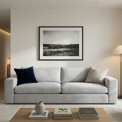 Everette Express Ship 118" 2 Trillium Cushion Sofa