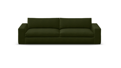 Everette Luxe Express Ship 118" 2 Trillium Cushion Sofa