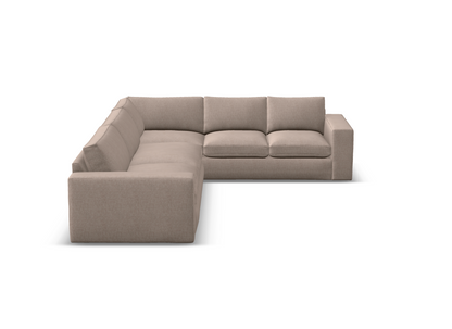Everette Luxe Express Ship 141" x 109" 5 Trillium Cushion Sectional