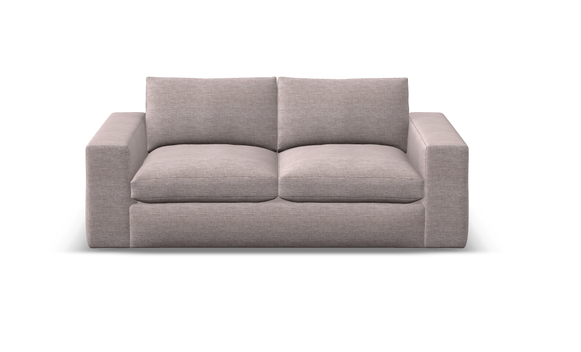 Everette Luxe Express Ship 83" 2 Trillium Cushion Loveseat