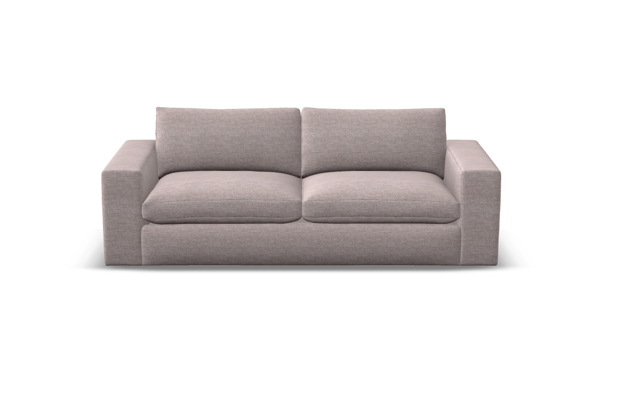 Everette Luxe Express Ship 93" 2 Trillium Cushion Sofa
