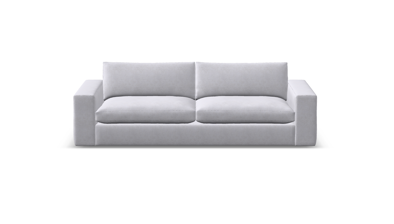 Everette Quick Ship 107" 2 Trillium Cushion Sofa