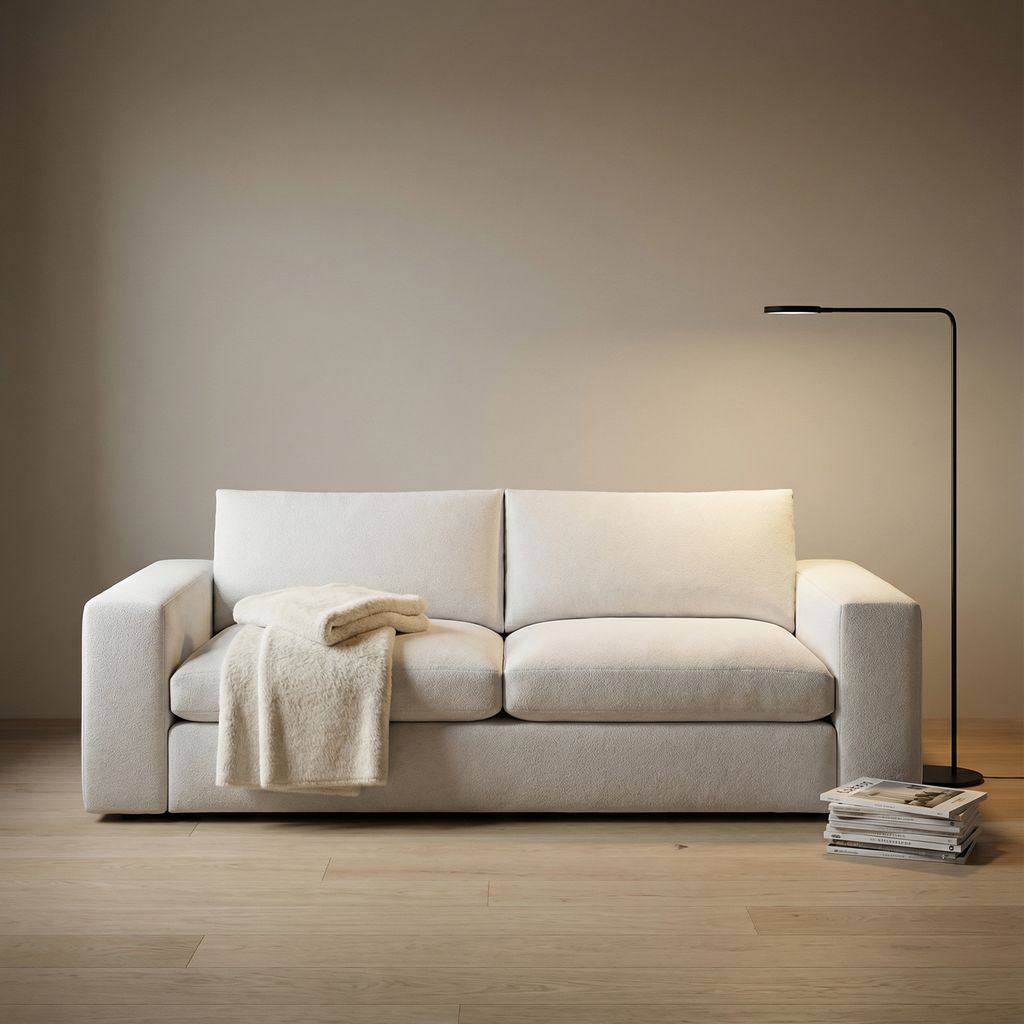 Everette Quick Ship 93" 2 Trillium Cushion Sofa