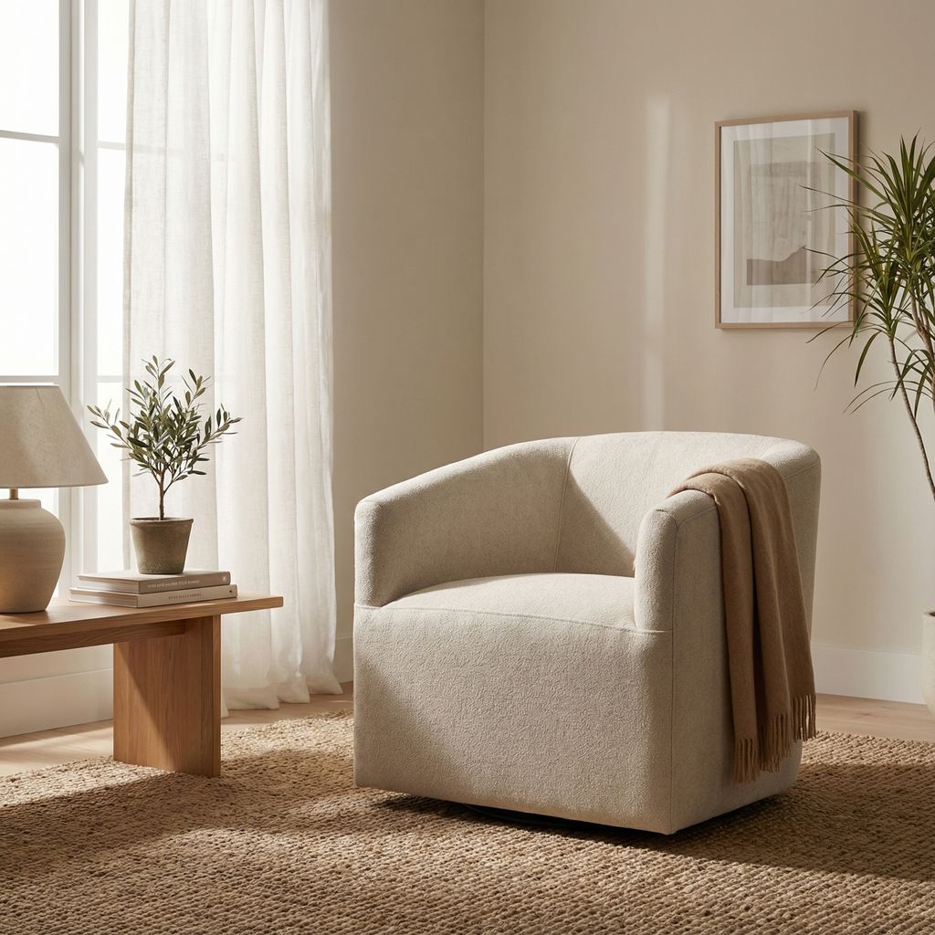 Fosca 29" Swivel Chair - Twine