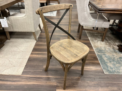 Salem X-Back Dining Chair - Distressed Natural