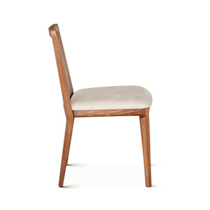 Sanibel Cane Back Dining Chair - Natural + White