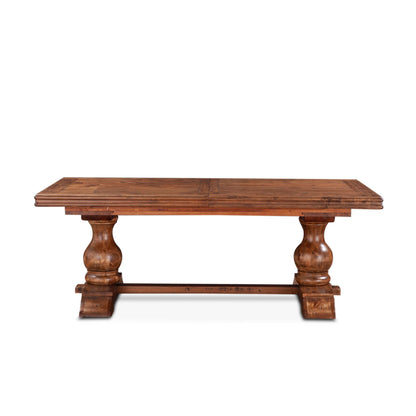 Sicily 84" - 106" - 128" Extension Dining Table - Earth