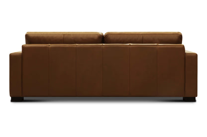 Norton 90" Top Grain Leather 2 Cushion Sofa - Amadeus Whiskey