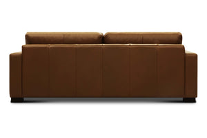 Norton 90" Top Grain Leather 2 Cushion Sofa - Amadeus Whiskey