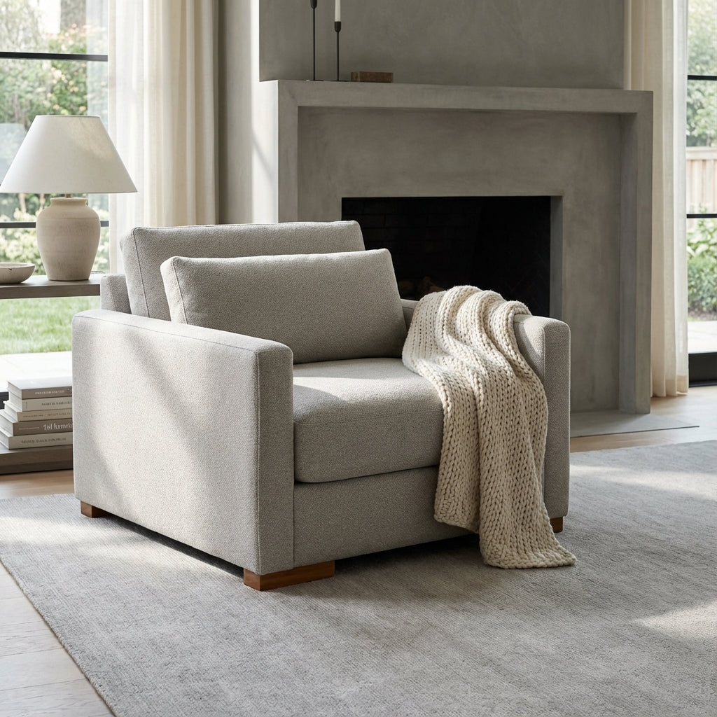 Glenda Quick Ship 50" Chair & Half